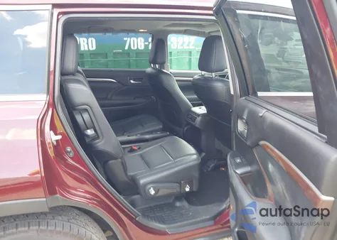 2015 Toyota Highlander Limited V6 из США, поврежденный, VIN 5TDYKRFH3FS076302